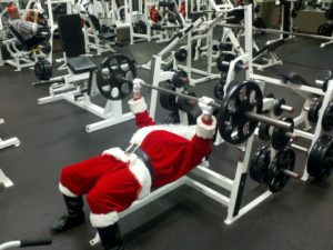 This Weightlifting Big Bad Santa Has a Naughty List Youll Want To Steer Clear Of!